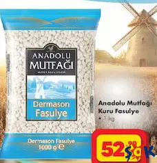 ANADOLU MUTFAĞI KURU FASULYE 1 KG ANADOLU MUTFAĞI KURU FASULYE 1 KG